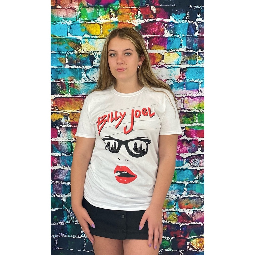 Billy Joel Lips Graphic Band Tee